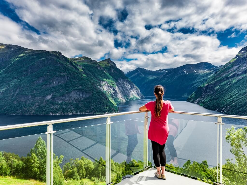 Vidikovac na Geiranger fjordu