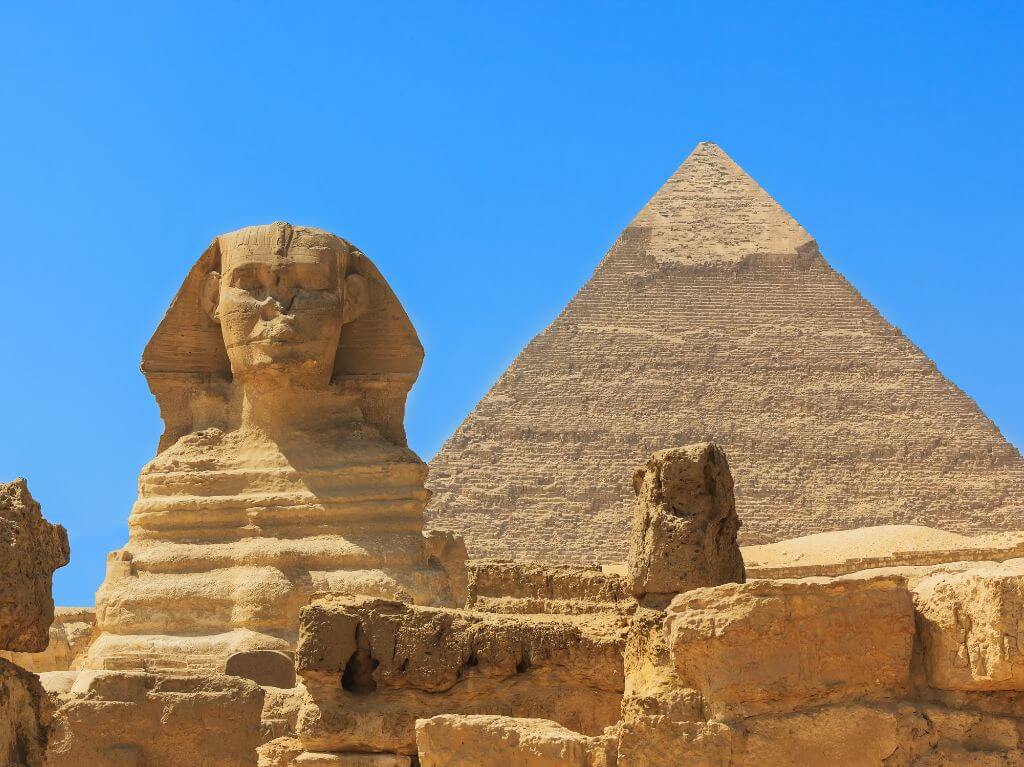 Sfinga i piramide u Gizi, Kairo