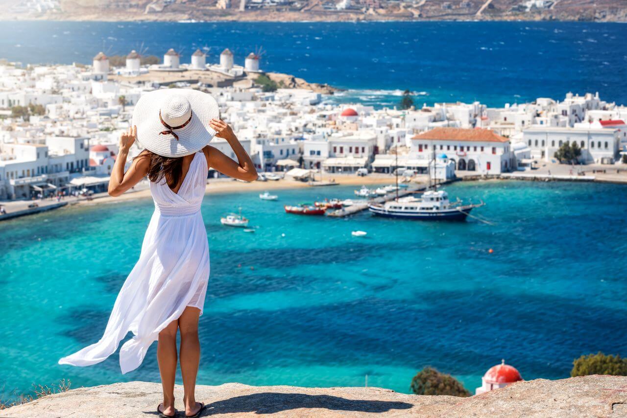 Pogled na Mykonos