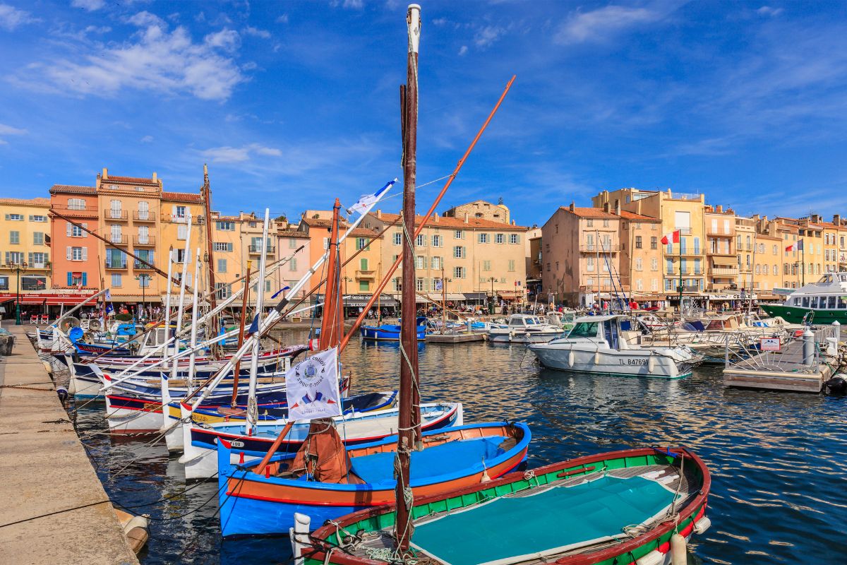 St. Tropez luka na Azurnoj obali
